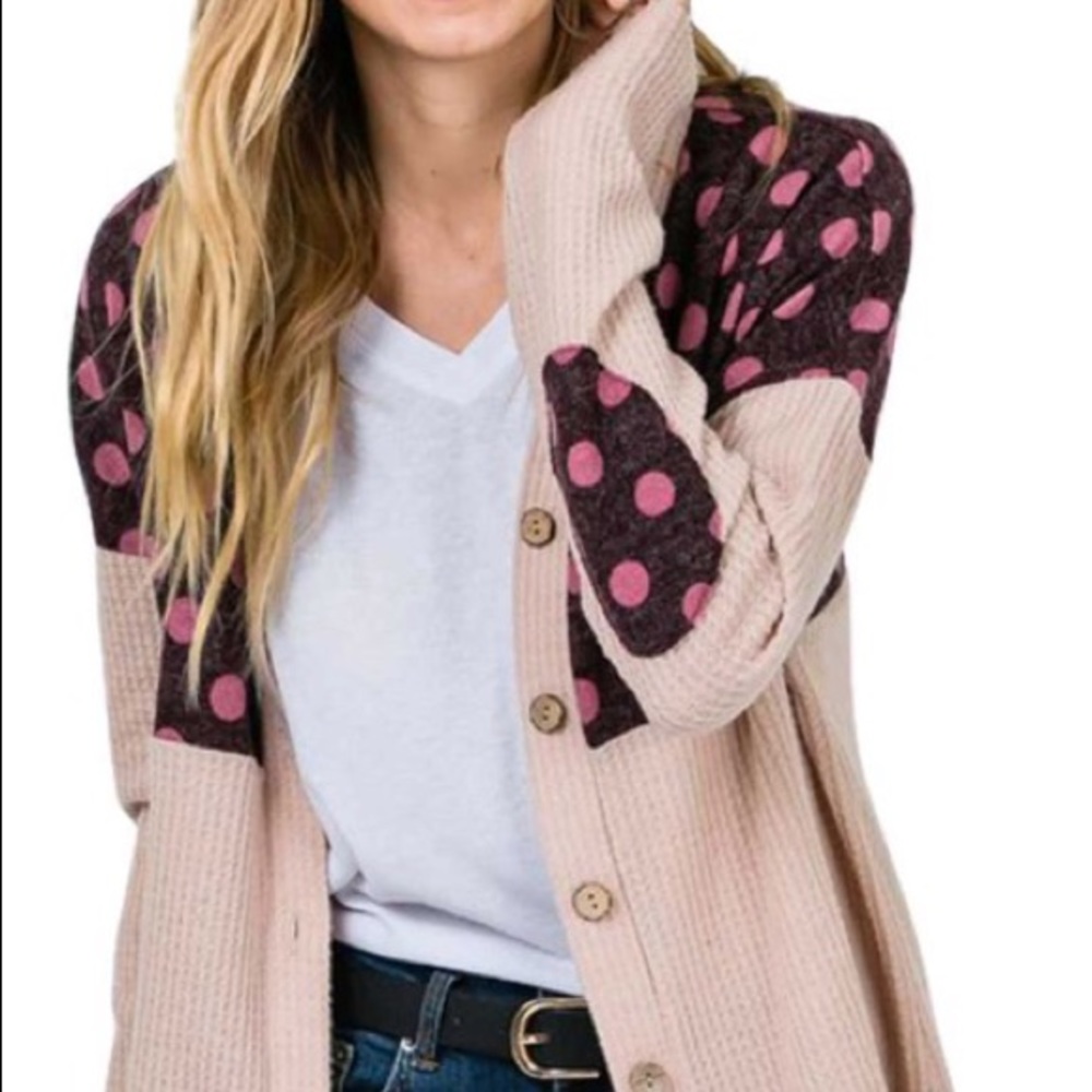 Light button up cardigan NWOT